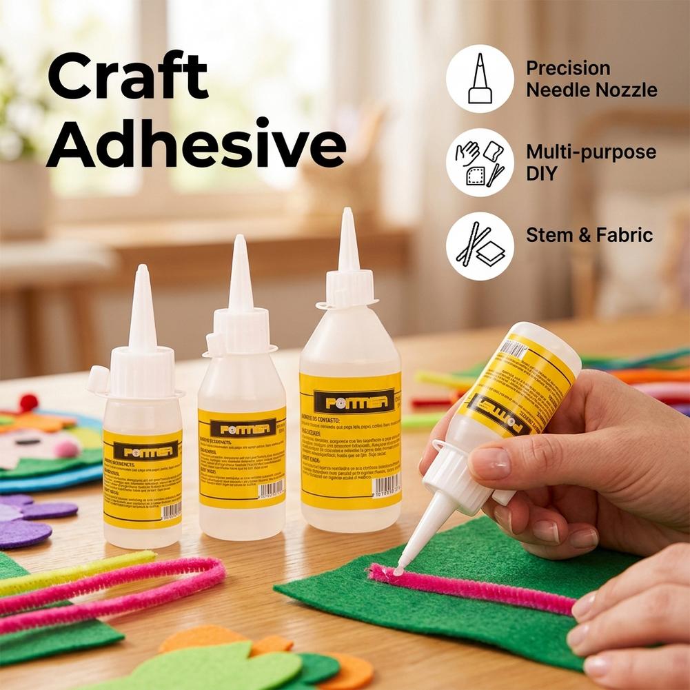 Woodworking School - 30/50/100ml Liquid Silicone Glue Paper Sticker