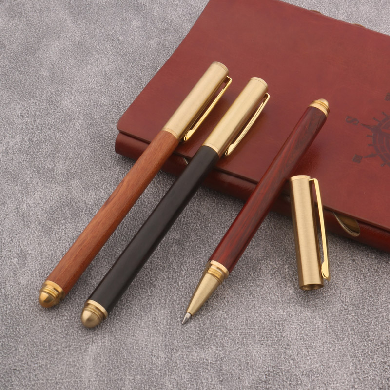 Woodworking School - High Quality Brass Roller Ball Pen