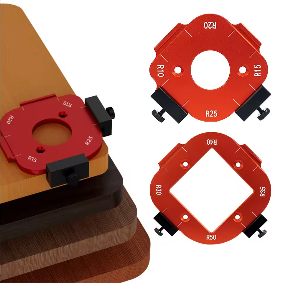 Woodworking Router Templates - 2Pcs Aluminum Alloy Radius Jig Templates