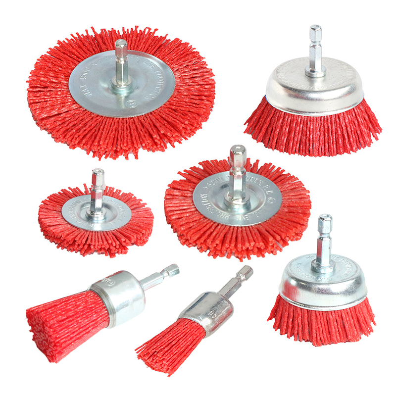 Woodworking Veneer - Nylon Cup Brush Abrasive Wire Wheel
