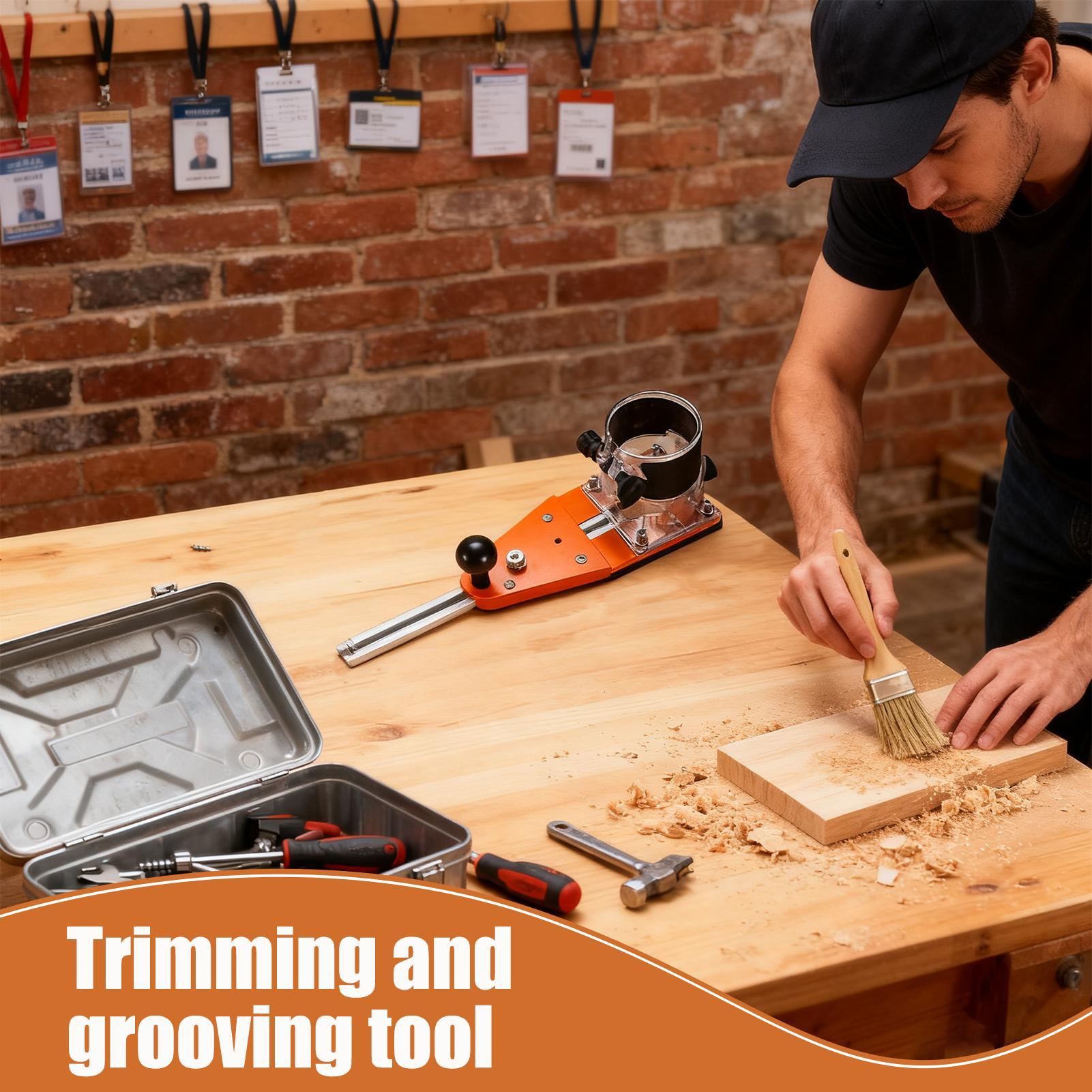 Woodworking Router Templates - Circle Cutting Jig Ergonomic Ball Handle