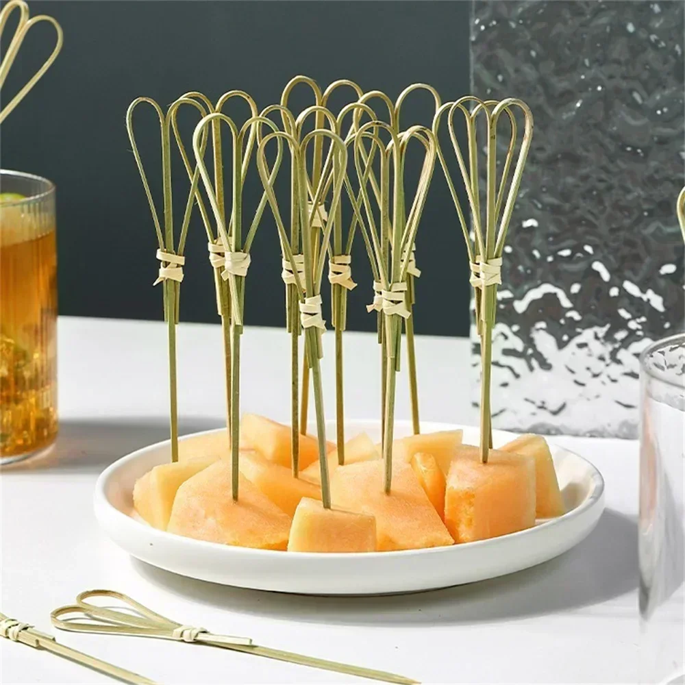 Woodworking School - 12cm Convenient Disposable Bamboo Forks Party