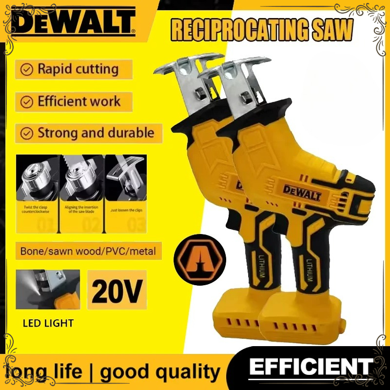 Woodworking Essential Tools - Dewalt Brushless Reciprocating Saw 2800RPM Electric