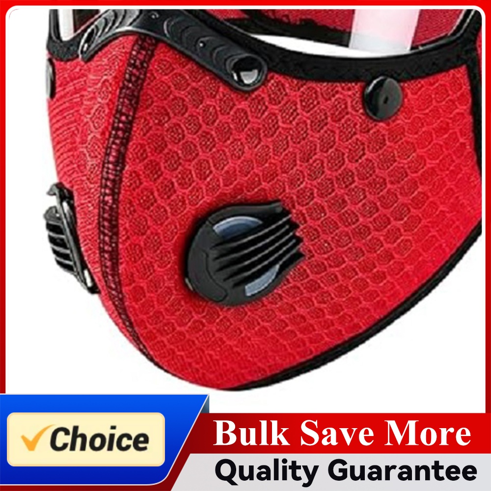Woodworking Mask - Protective Cycling Facemask with Adjustable Goggles