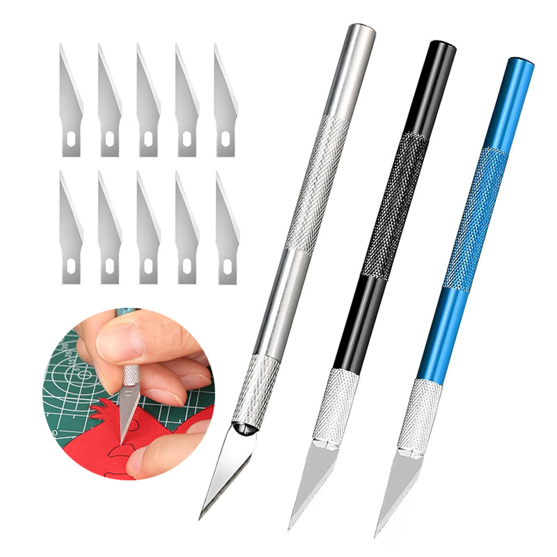 Woodworking Hobby Kits - Carving Craft Knives Set Precision Hobby