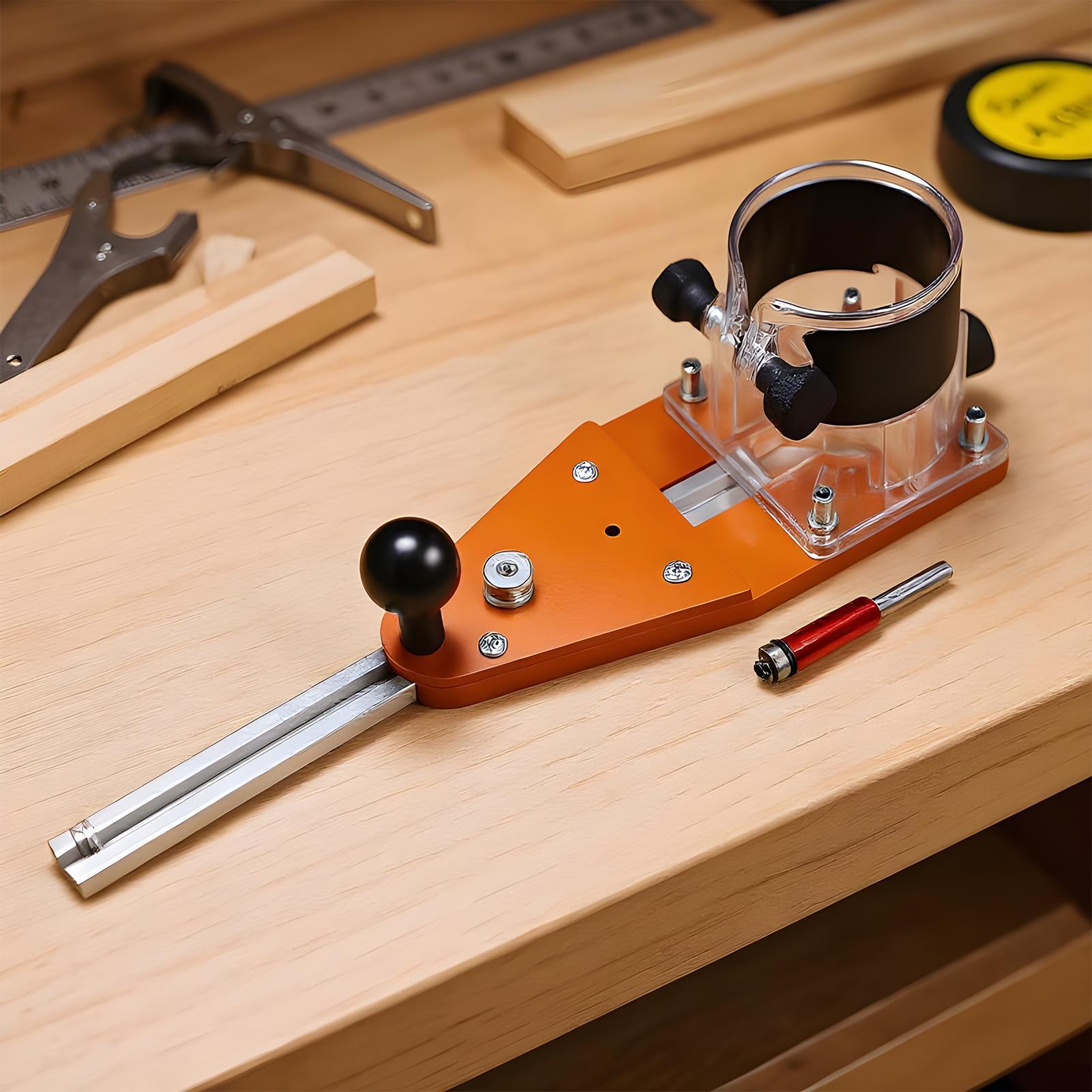 Woodworking Router Templates - Router Circle Cutting Jig Adjustable Guide