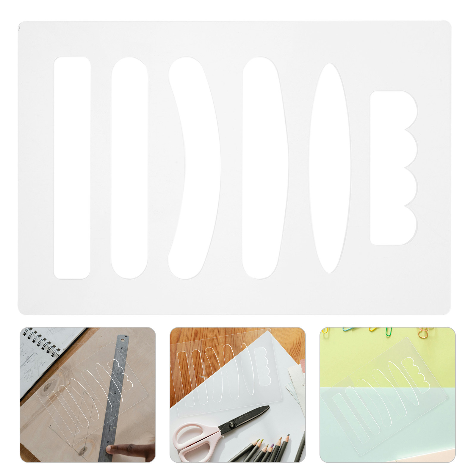 Woodworking Kitchen Projects - Transparent Acrylic Cutting Board Handle Template