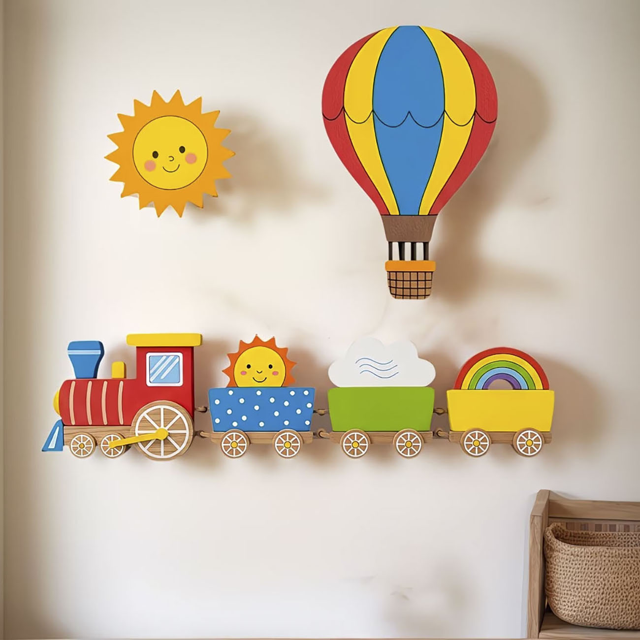 6Pcs Wooden Kids Wall Decor Se - Woodworking For Beginners 评论和价格