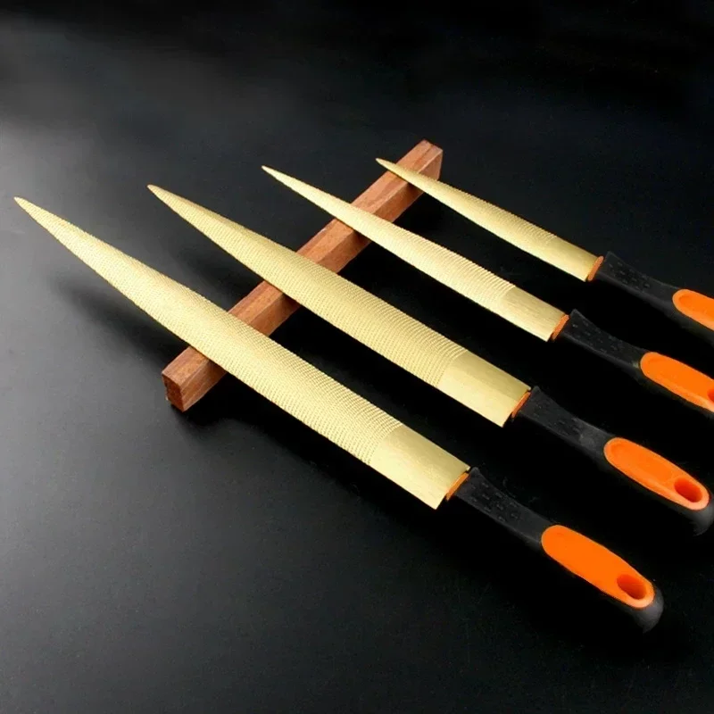 1PC Golden Tapered Rasp Wood F - Woodworking Files And Rasps 评论和价格
