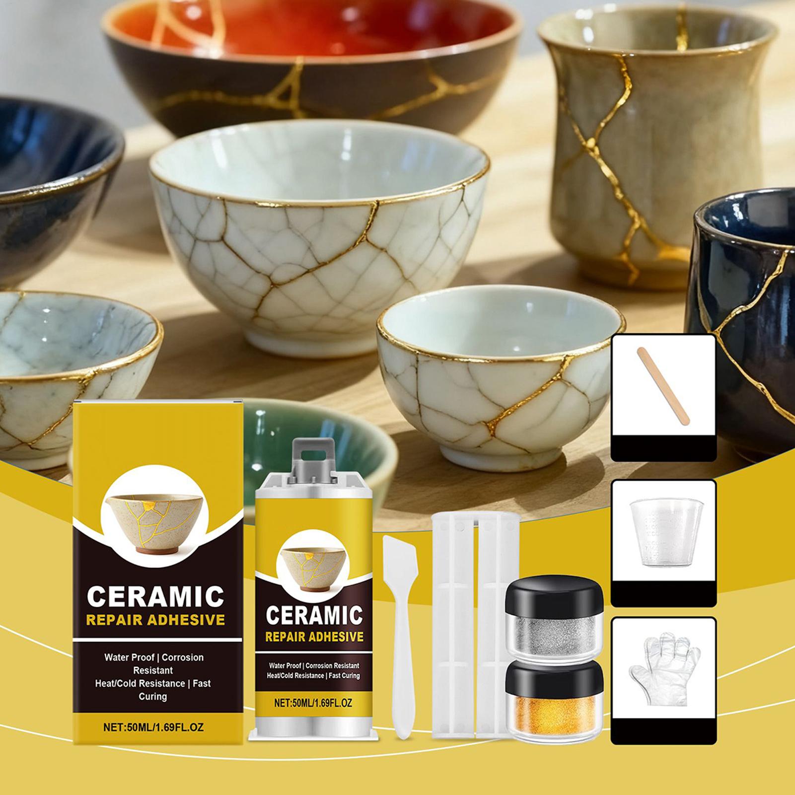 Gold Glue for Ceramics Glass S - Woodworking Women 评论和价格