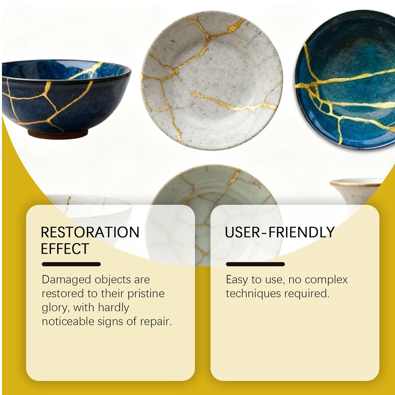 Gold Glue for Ceramics Glass S - Woodworking Women 评论和价格