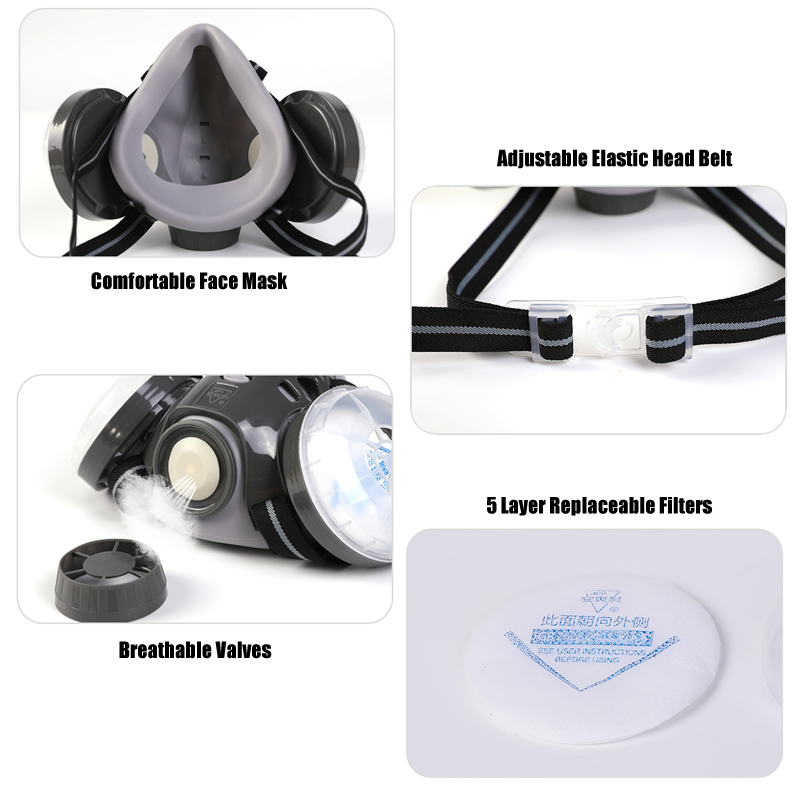 New Anti Dust Mask Full Face R - Woodworking Mask 评论和价格