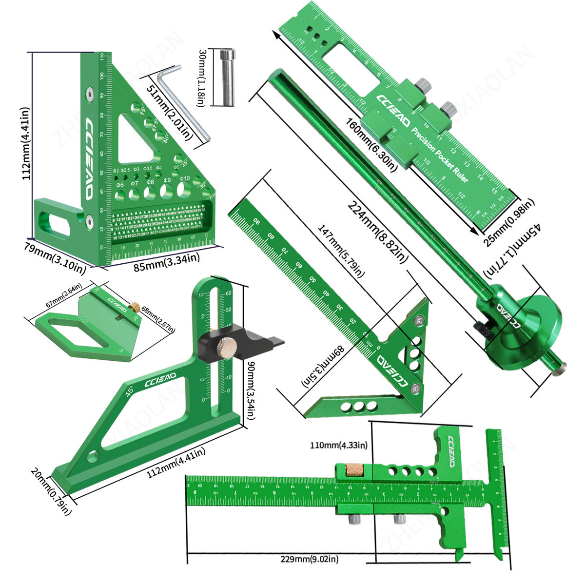 Woodworking measuring tool kit - Woodworking Plans Free 评论和价格