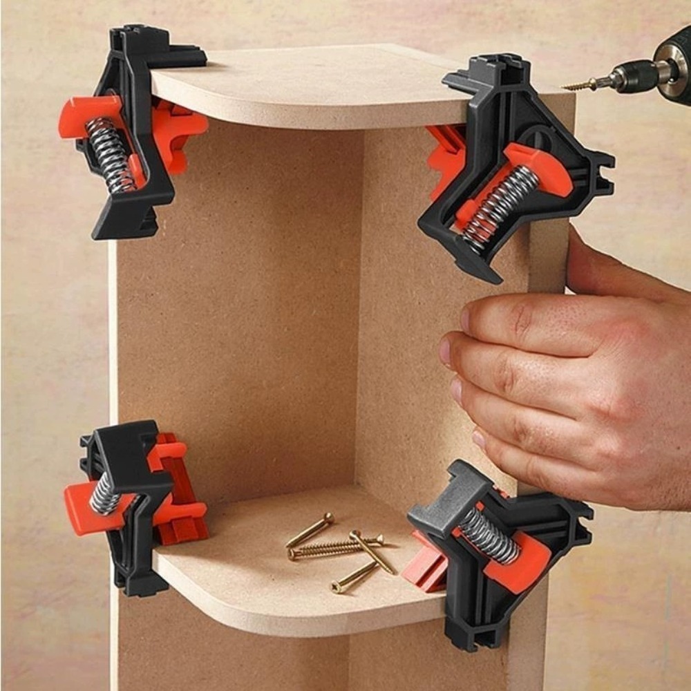 4pcs 90° Right Angle Clamp Fix - Woodworking Workshop 评论和价格