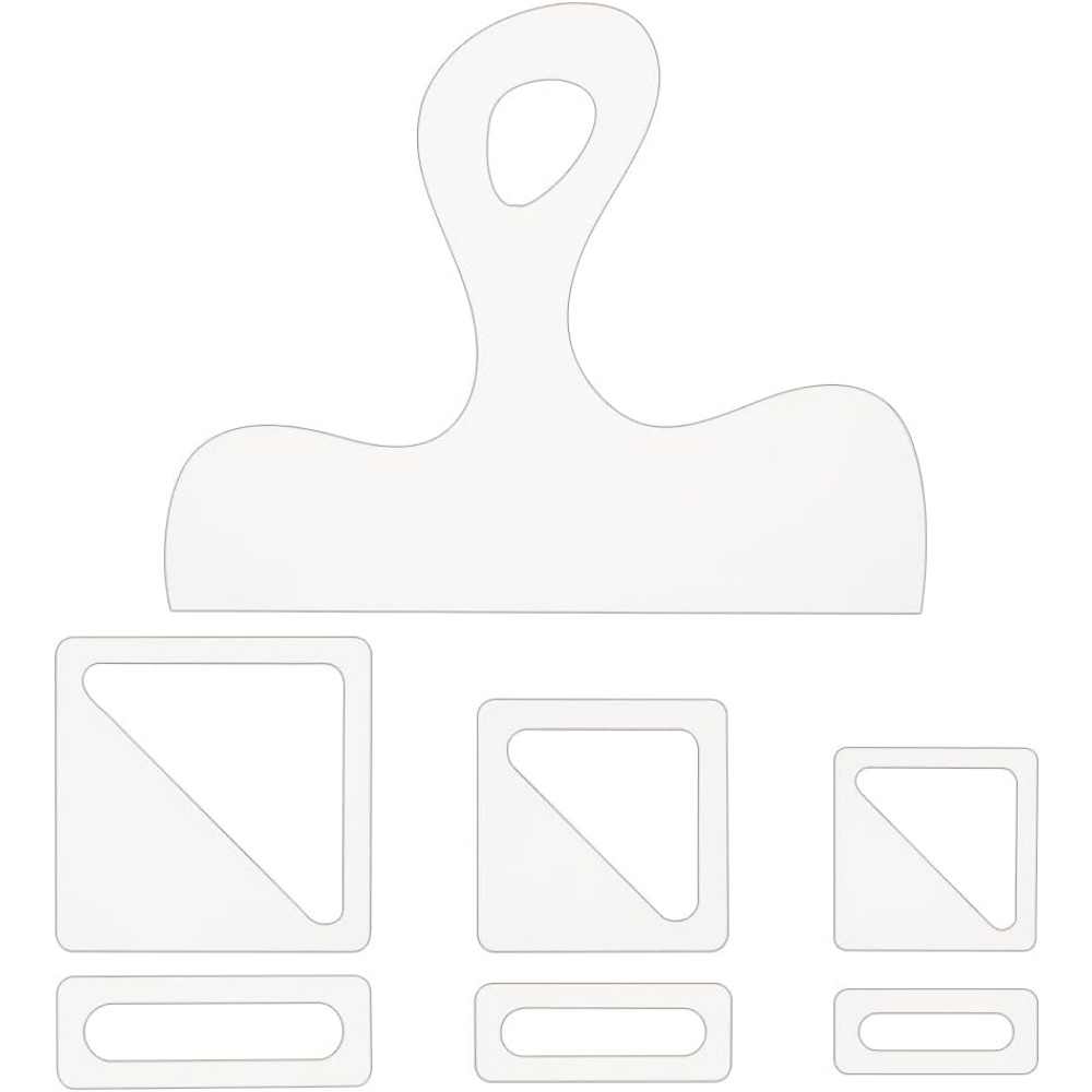 7Pcs Charcuterie Template Acry - Woodworking Router Templates 评论和价格