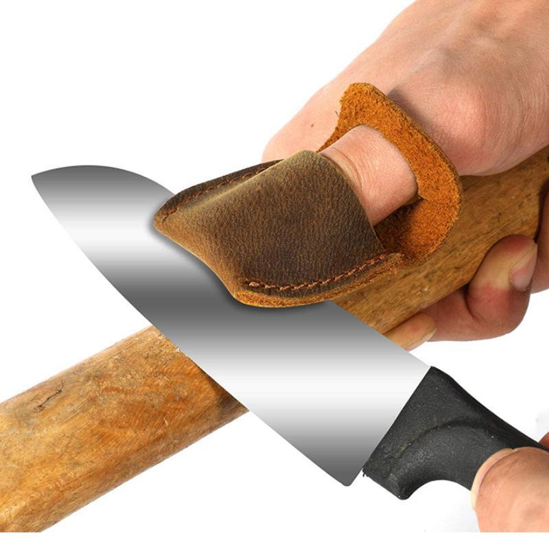 Cowhide Knife Sharpening Finge - Woodworking Kitchen Projects 评论和价格