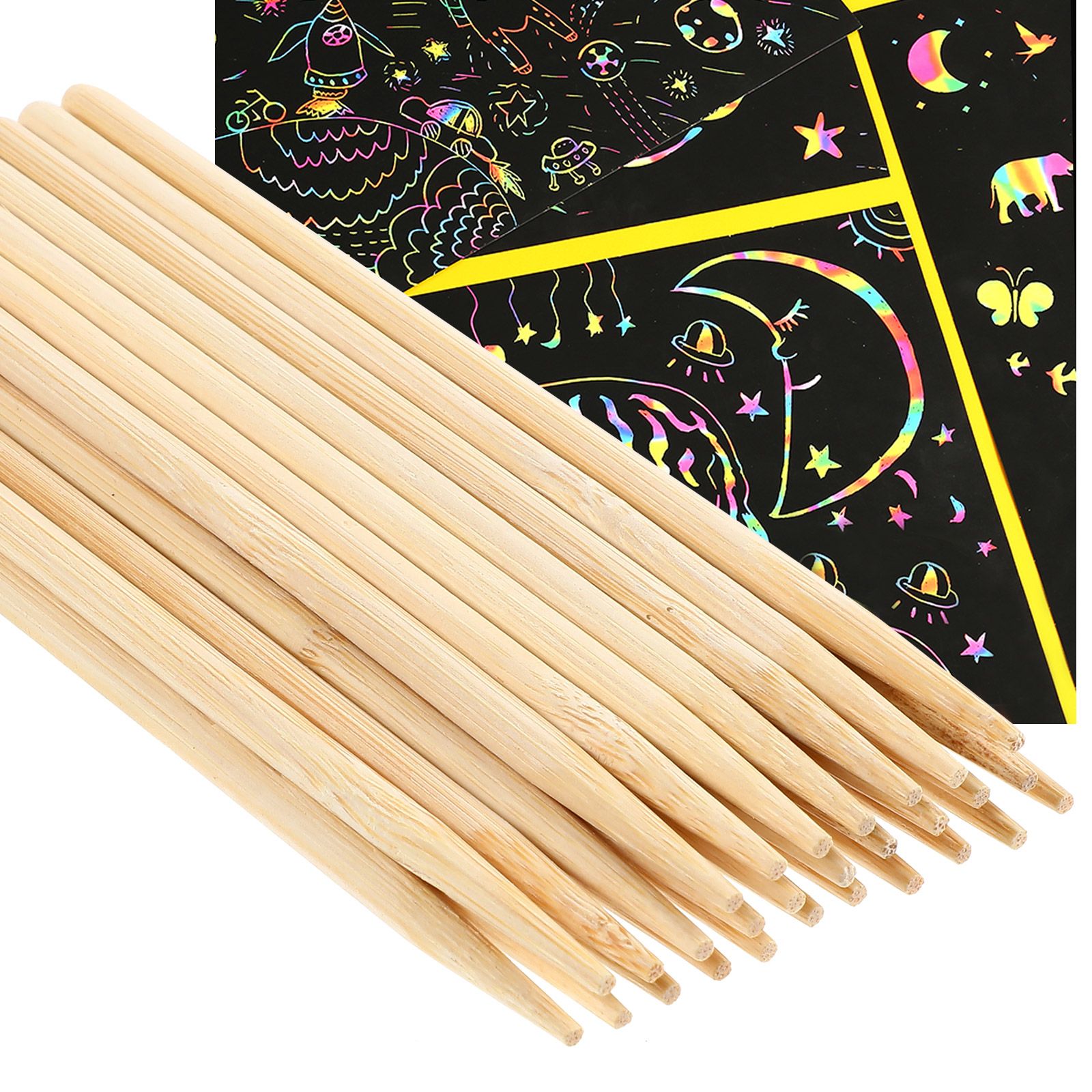 30pcs Scratch Bamboo Pens Wax  - Woodworking For Beginners 评论和价格