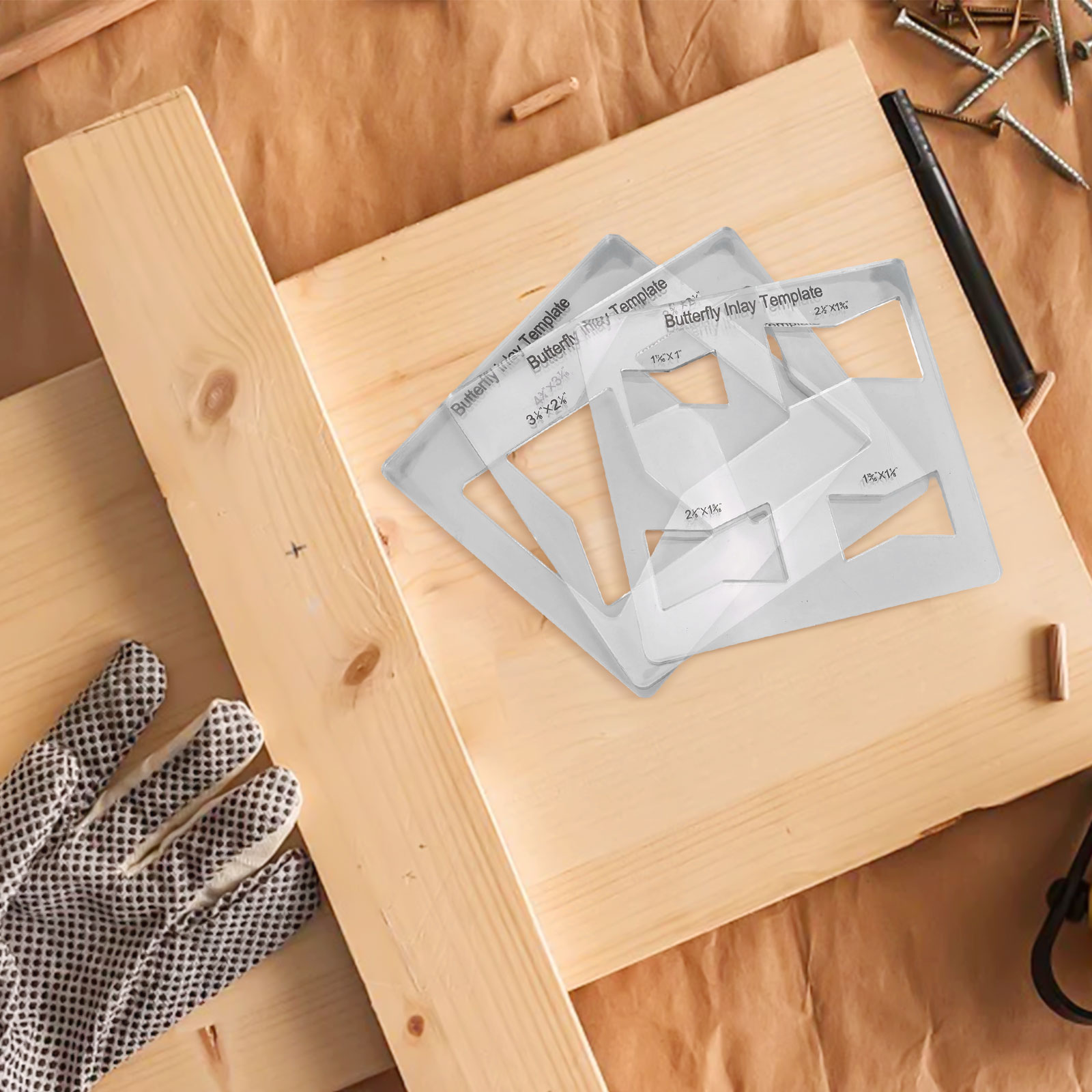 Transparent For Acrylic Butter - Woodworking Router Templates 评论和价格