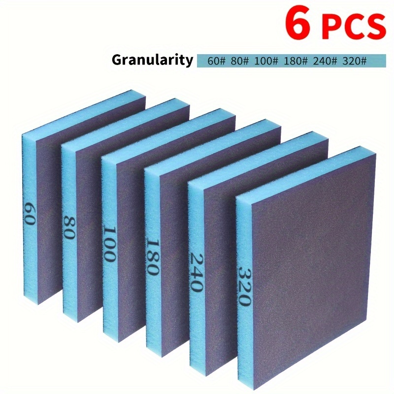 6 Sanding Sponges, Washable an - Woodworking Veneer 评论和价格