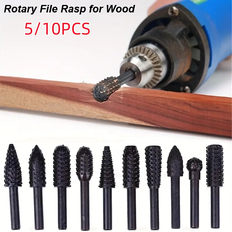 5PCS/10PCS 6mm Shank Rotary Bu - Woodworking Files And Rasps 评论和价格