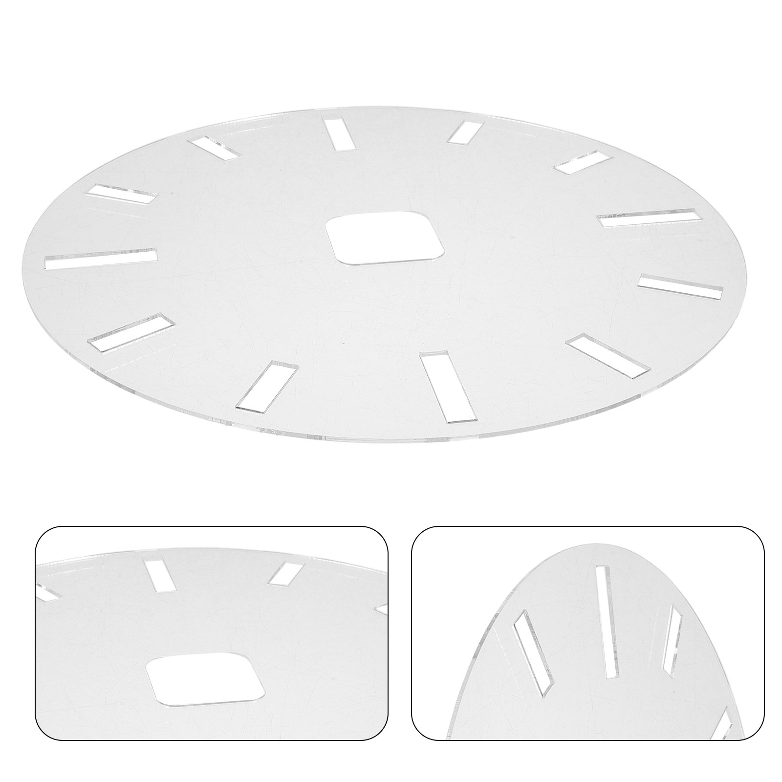 Acrylic Clock Face Template 10 - Woodworking Router Templates 评论和价格