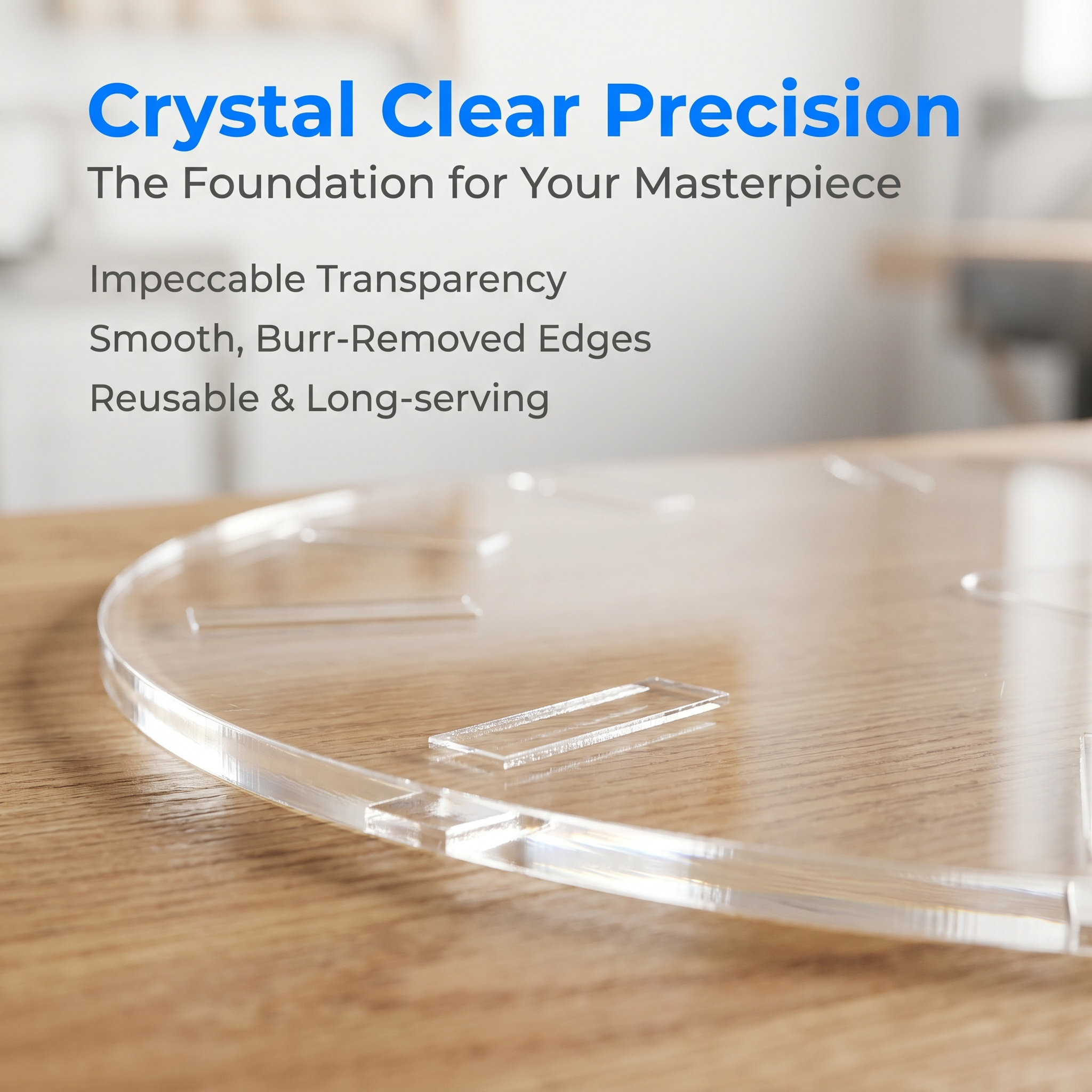 Acrylic Clock Face Template 10 - Woodworking Router Templates 评论和价格