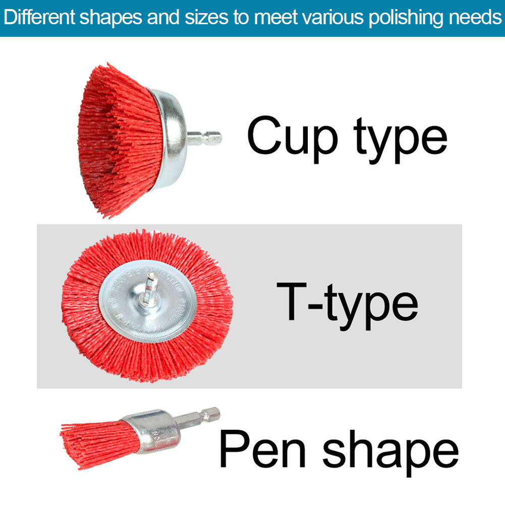 Nylon Cup Brush Abrasive Wire  - Woodworking Veneer 评论和价格