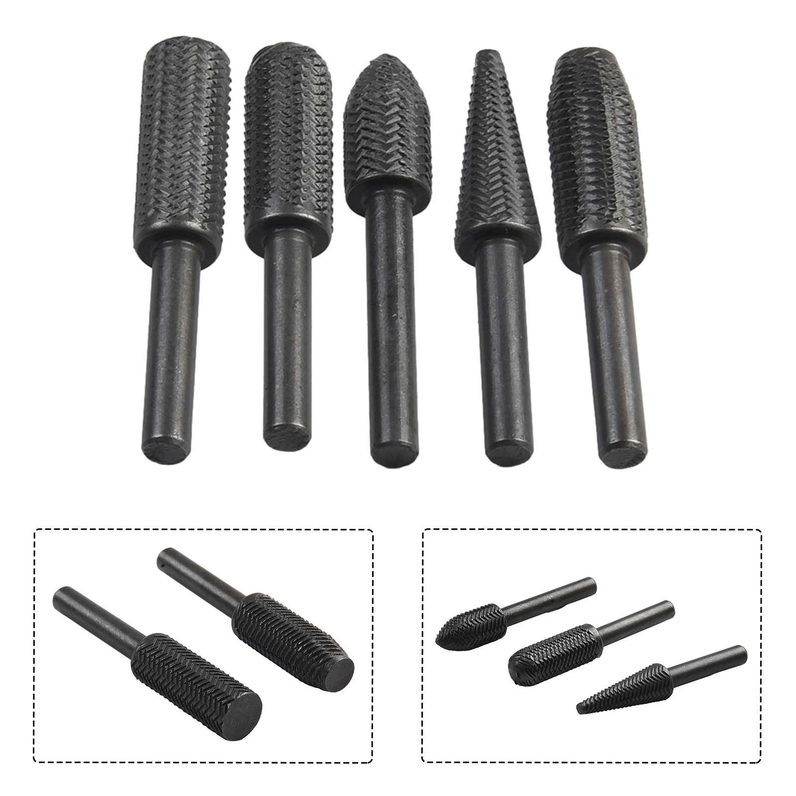 5Pcs Double Cut Rotary Rasp Fi - Woodworking Files And Rasps 评论和价格