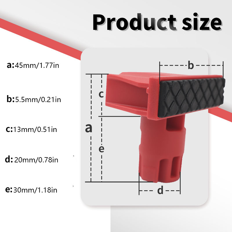 4Pcs Plastics Bench Dogs, 20mm - Woodworking Essential Tools 评论和价格