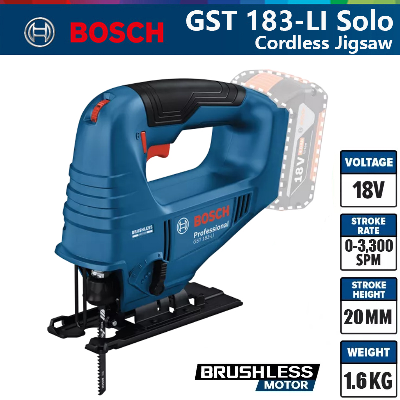 Bosch GST 183-LI Professional  - Woodworking Multi Tool 评论和价格