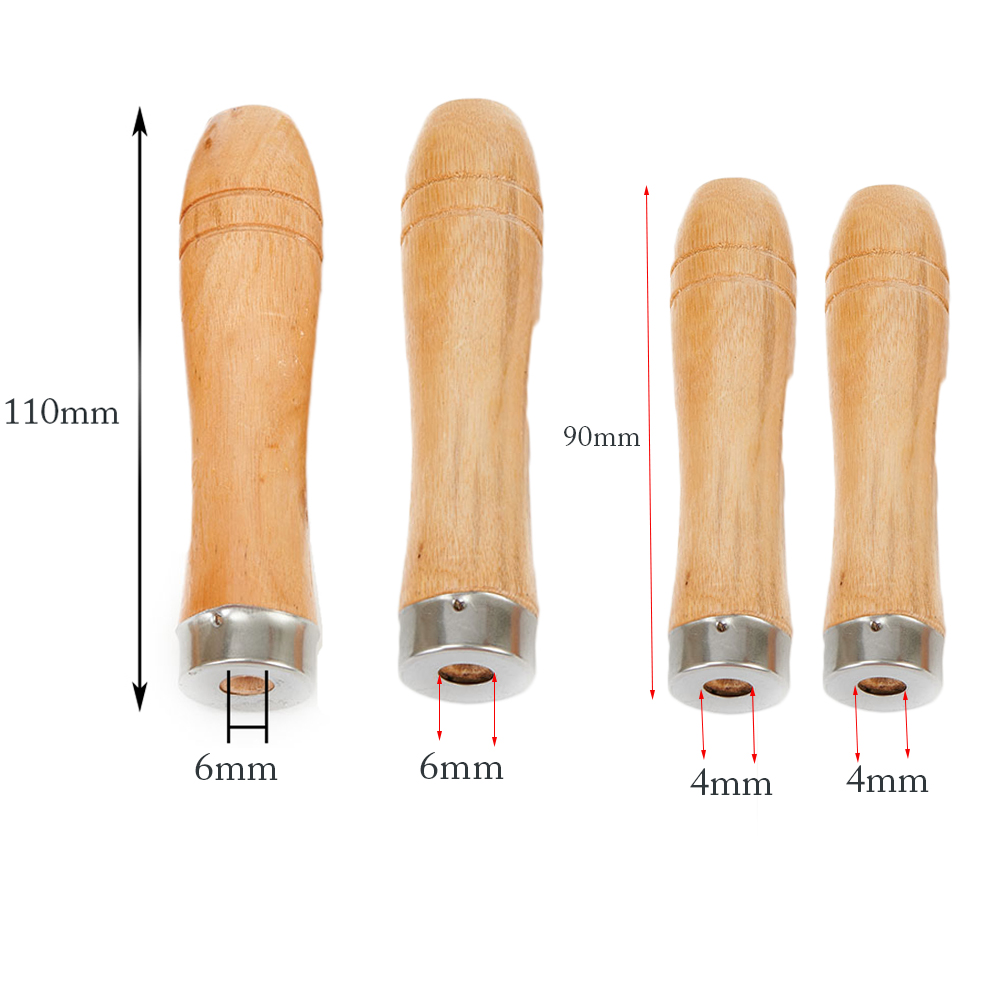 4pcs Wooden File Handle Replac - Woodworking Files And Rasps 评论和价格