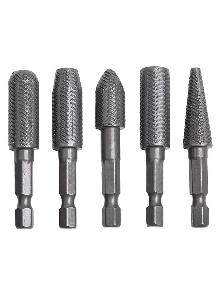 5Pcs Rotary Rasp 1/4inch Hex S - Woodworking Files And Rasps 评论和价格