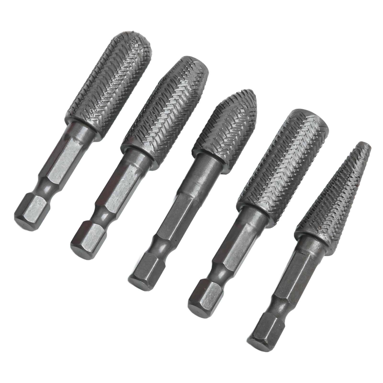 5Pcs Rotary Rasp 1/4inch Hex S - Woodworking Files And Rasps 评论和价格