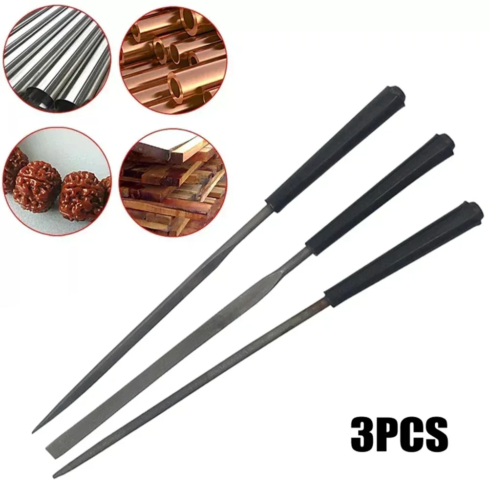 3pcs Needle Files Set Small St - Woodworking Files And Rasps 评论和价格