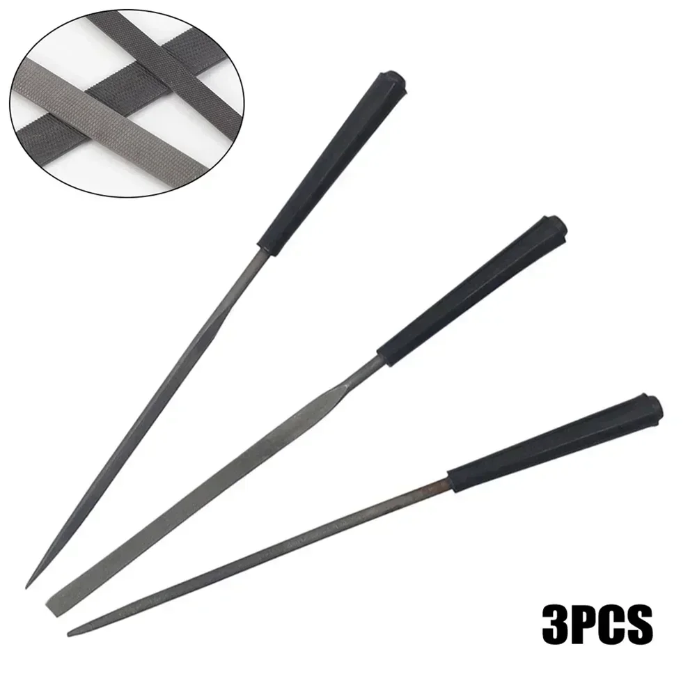 3pcs Needle Files Set Small St - Woodworking Files And Rasps 评论和价格