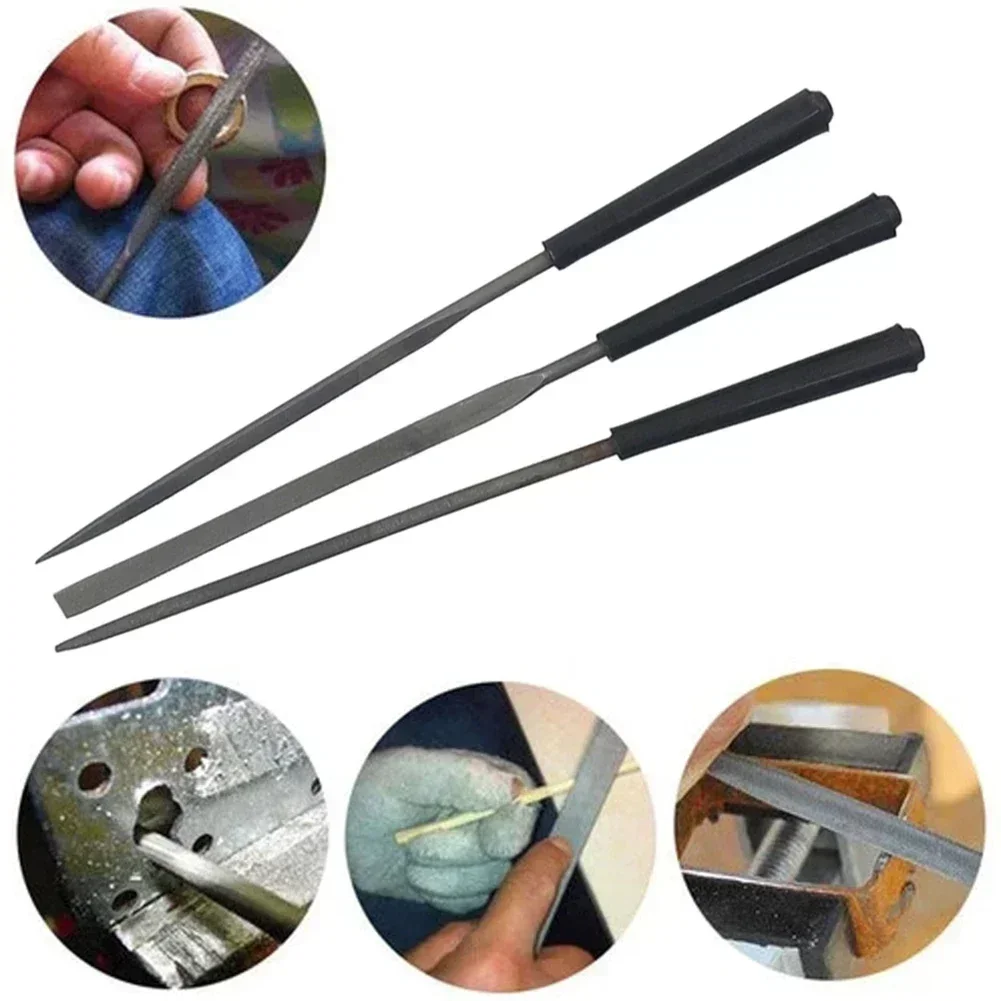 3pcs Needle Files Set Small St - Woodworking Files And Rasps 评论和价格