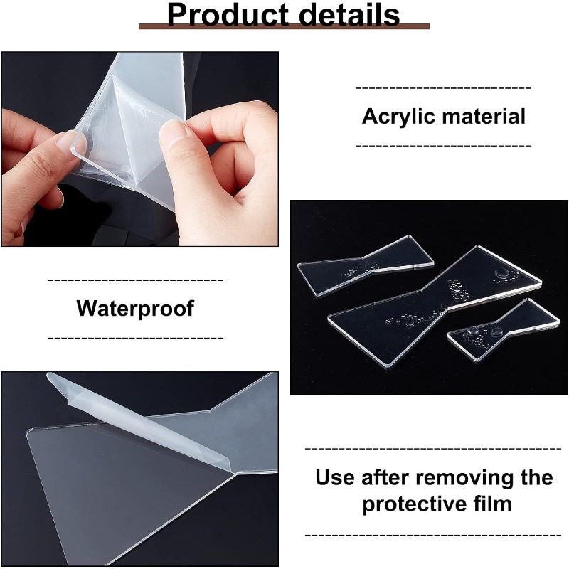 1pcs Butterfly Inlay Template  - Woodworking Router Templates 评论和价格