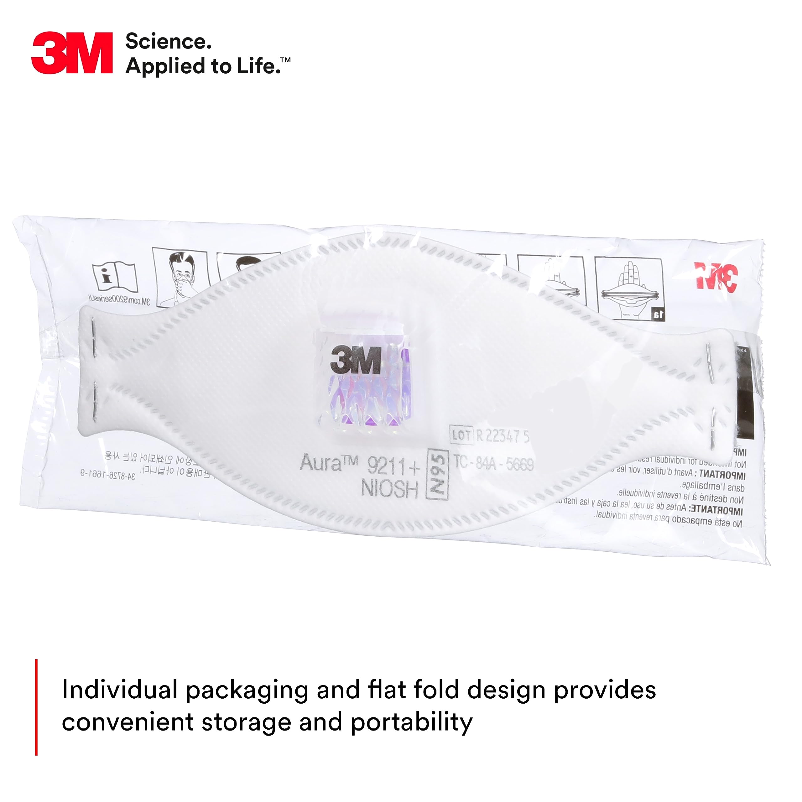 3M Aura 9211+ Particulate Resp - Woodworking Mask 评论和价格