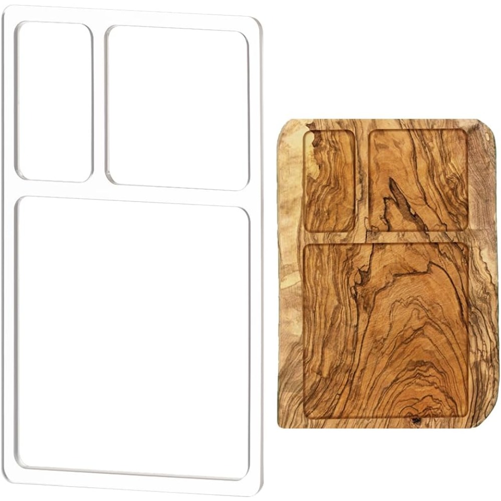 3 Pocket Valet Tray Router Tem - Woodworking Router Templates 评论和价格
