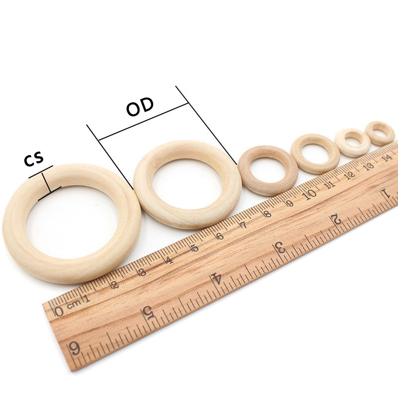 Blank Wood Hoops Round Wooden  - Woodworking Xmas Decorations 评论和价格