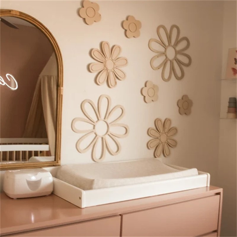 Ins Wooden Daisy Wall Flowers  - Woodworking For Beginners 评论和价格