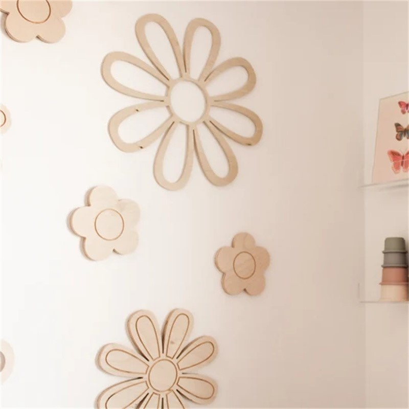 Ins Wooden Daisy Wall Flowers  - Woodworking For Beginners 评论和价格