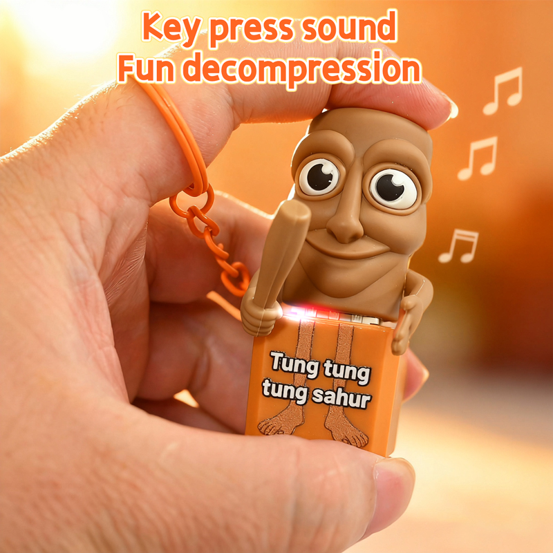 Tung tung tung Sahur Keychain  - Woodworking For Beginners 评论和价格