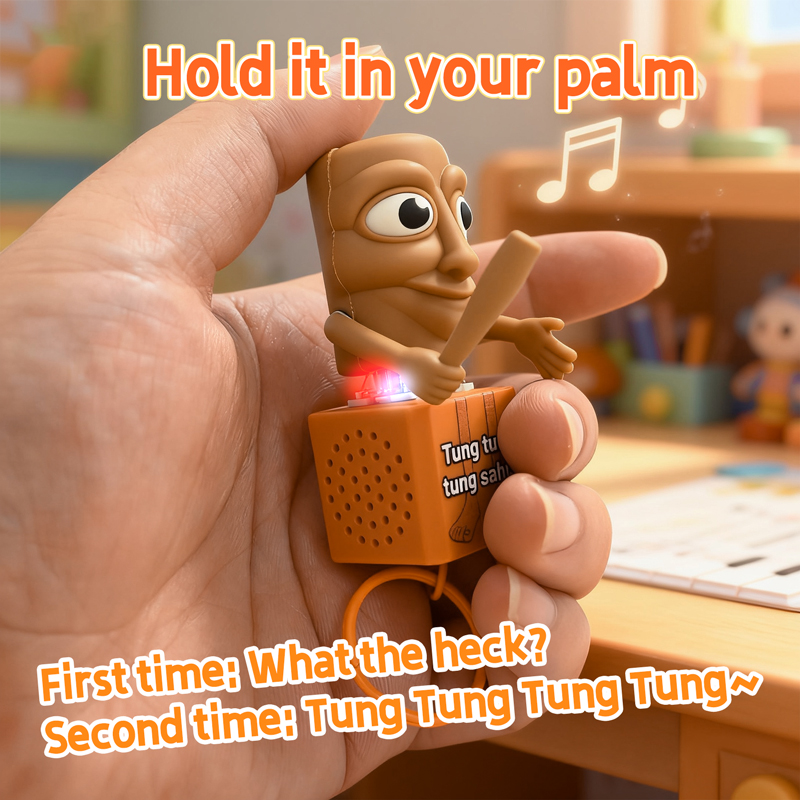 Tung tung tung Sahur Keychain  - Woodworking For Beginners 评论和价格