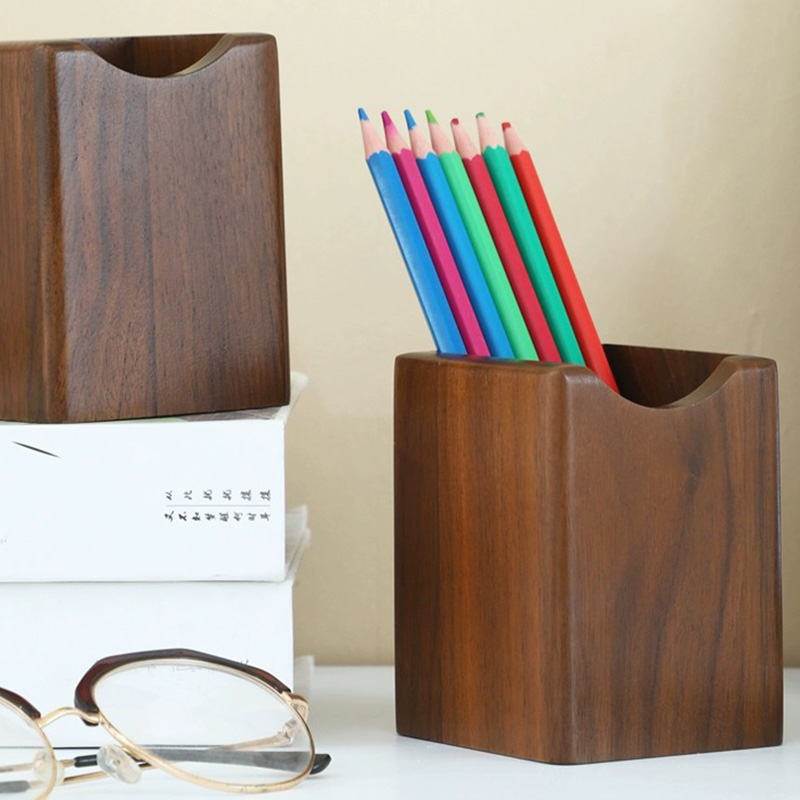 Natural Walnut Pen Holder Wood - Woodworking School 评论和价格