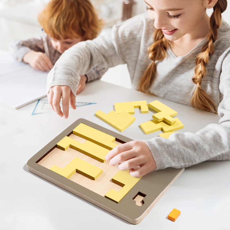 Wooden Geometric Puzzles Chall - Woodworking For Beginners 评论和价格