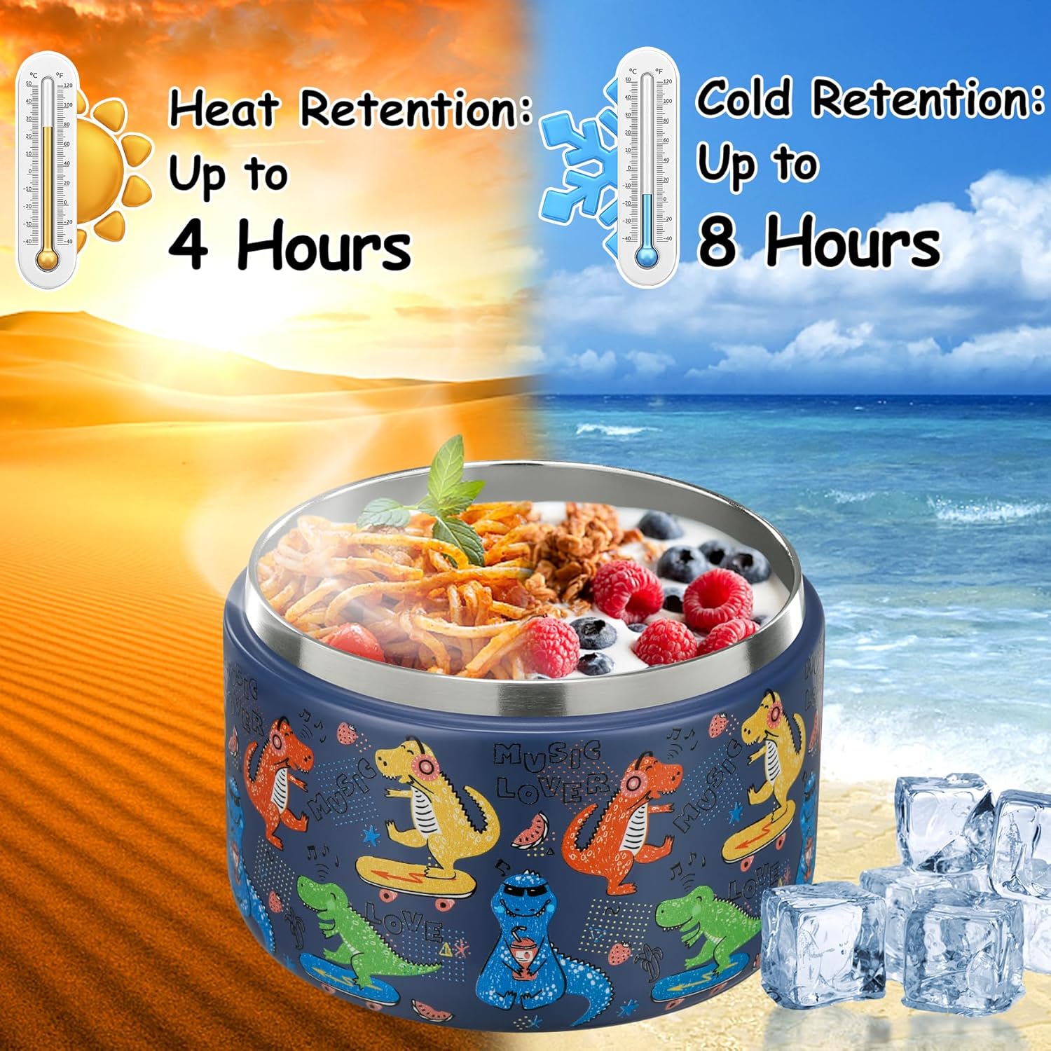 12oz Insulated Vacuum Food Jar - Woodworking For Beginners 评论和价格