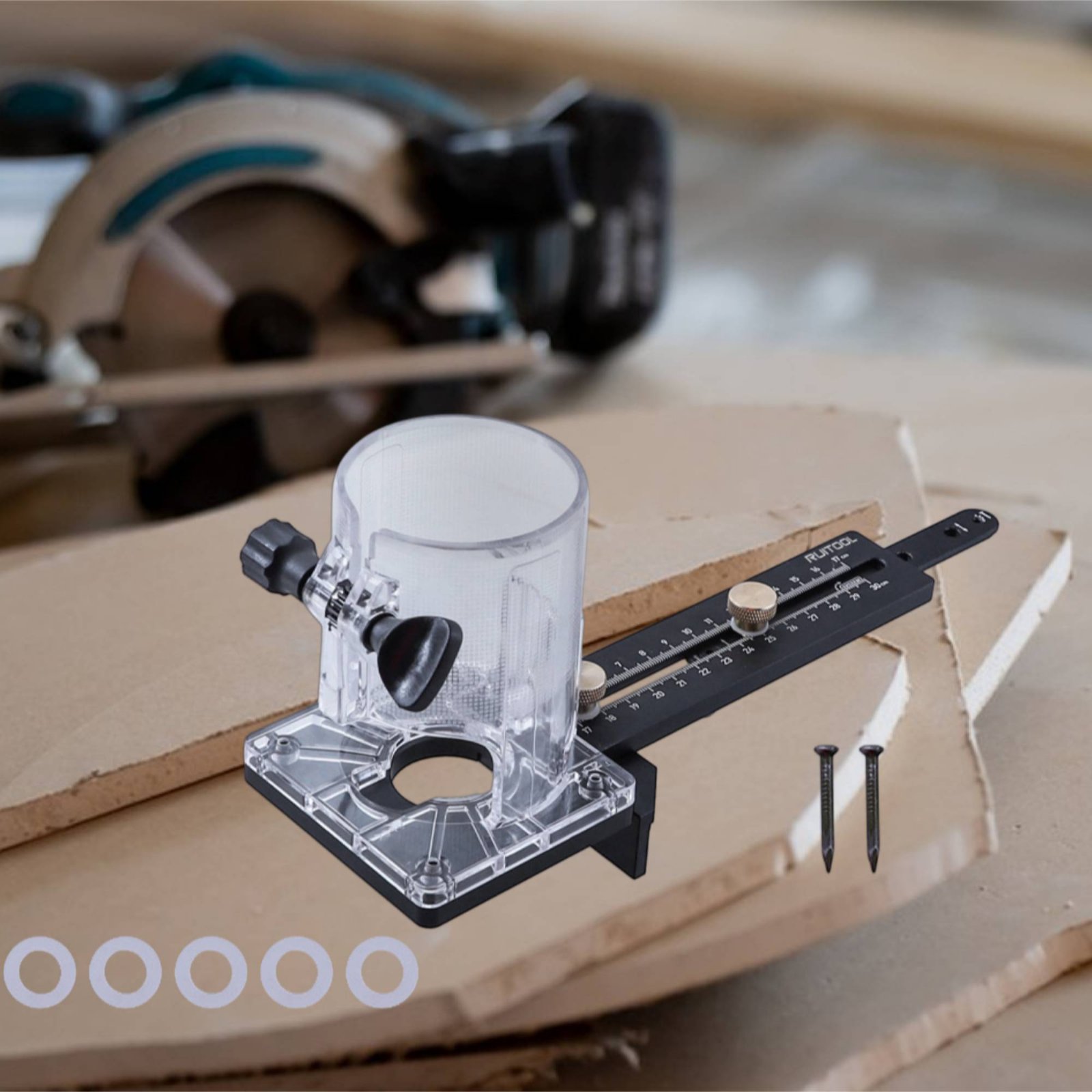 Router Circle Cutting Jig Mult - Woodworking Multi Tool 评论和价格