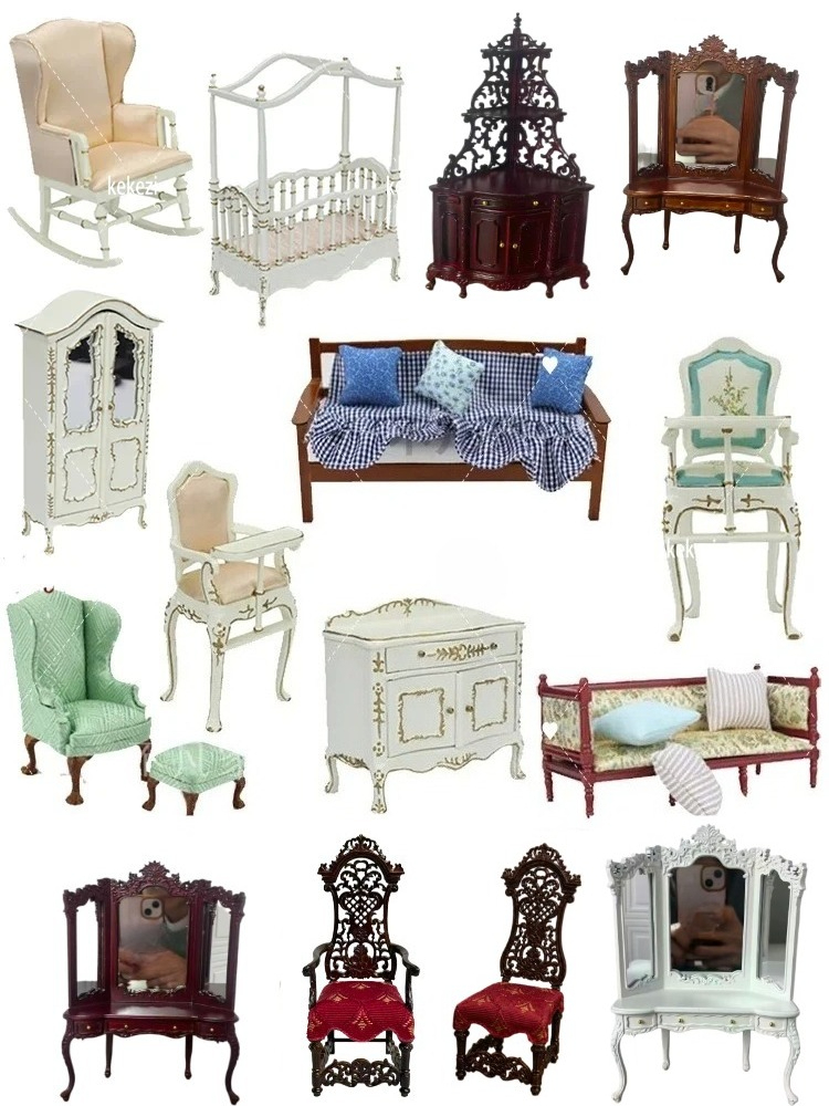 Miniature Dollhouse Furniture  - Woodworking Veneer 评论和价格