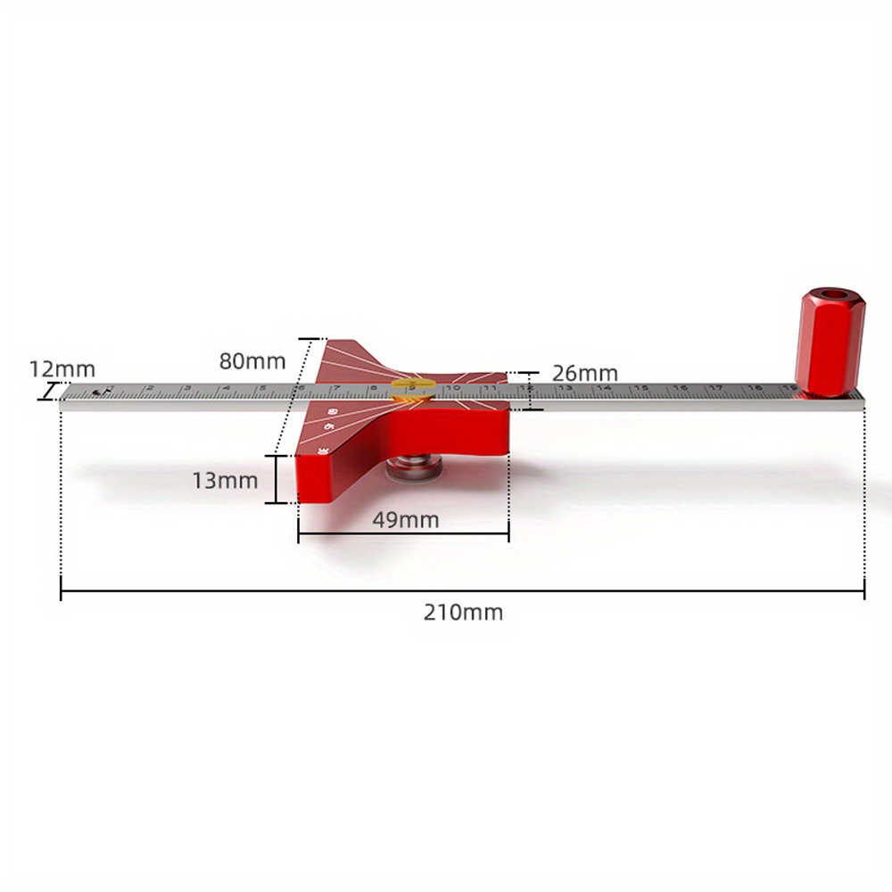Aluminum Height Gauge Woodwork - Woodworking Multi Tool 评论和价格